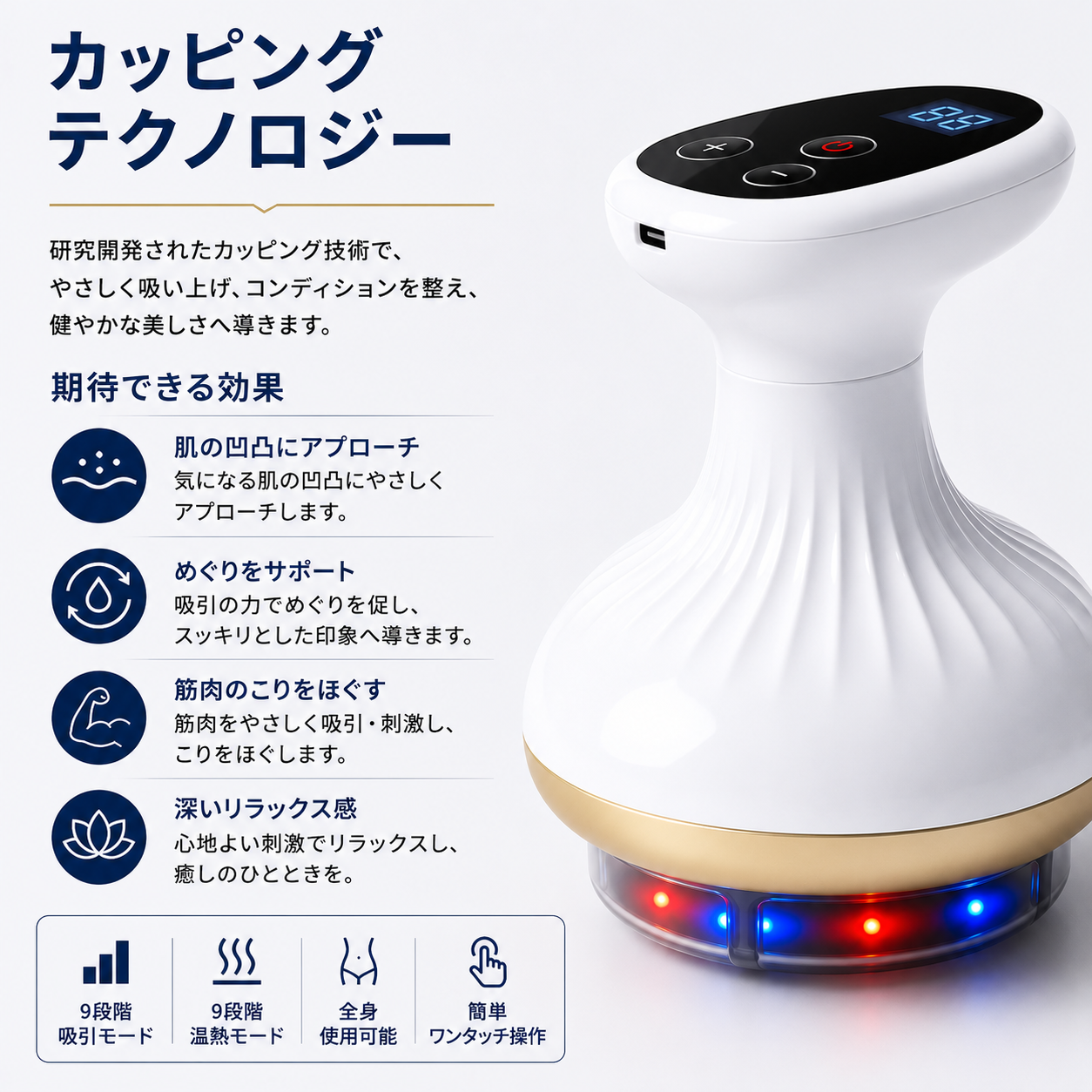 Nuvera 陰圧吸引式マッサージャー